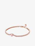Sparkling Heart Tennis Bracelet