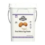 Augason Farms Dried Whole Egg Powder Emergency Food Supply, 11 Pound 4-Gallon Pail, 383 Servings