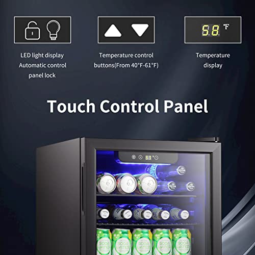 Antarctic Star 2.6 Cu.Ft 95 Can Beverage Refrigerator