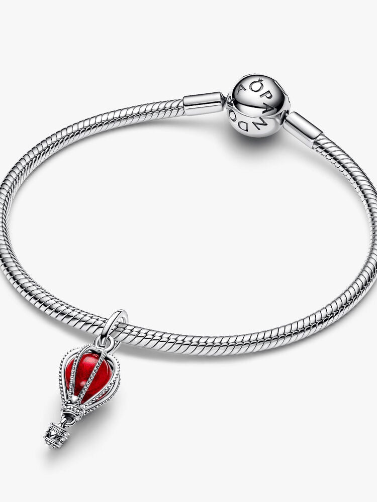Hot Air Balloon Murano Glass Dangle Charm