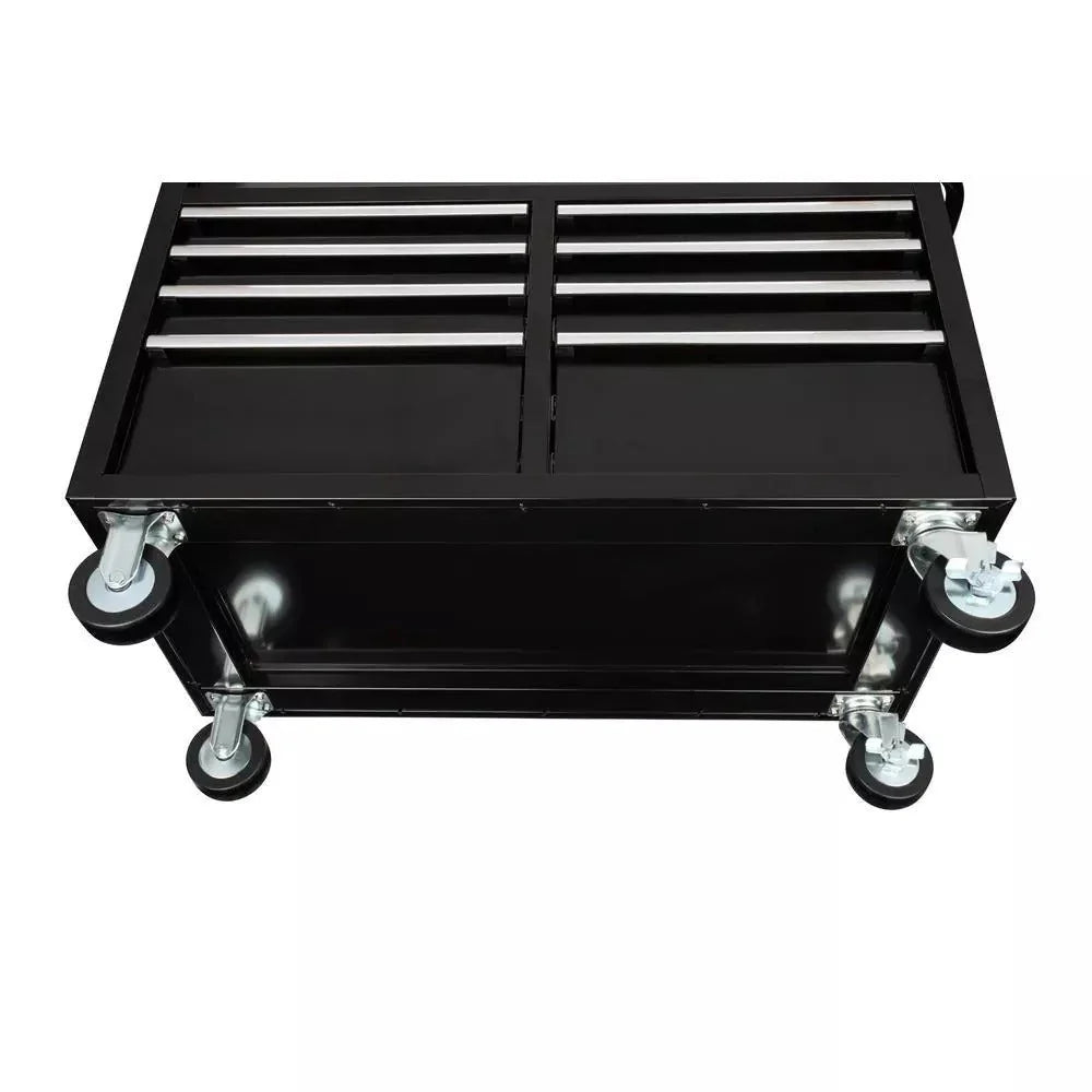9-Drawer Gloss Black Deep Tool Chest Mobile Workbench, 46 in. W x 24 in. D