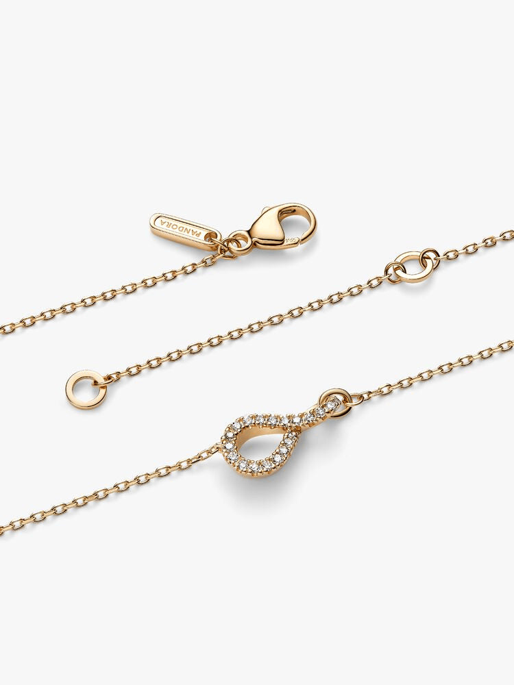 Pandora Infinite Lab-grown Diamond Pavé Pendant Necklace