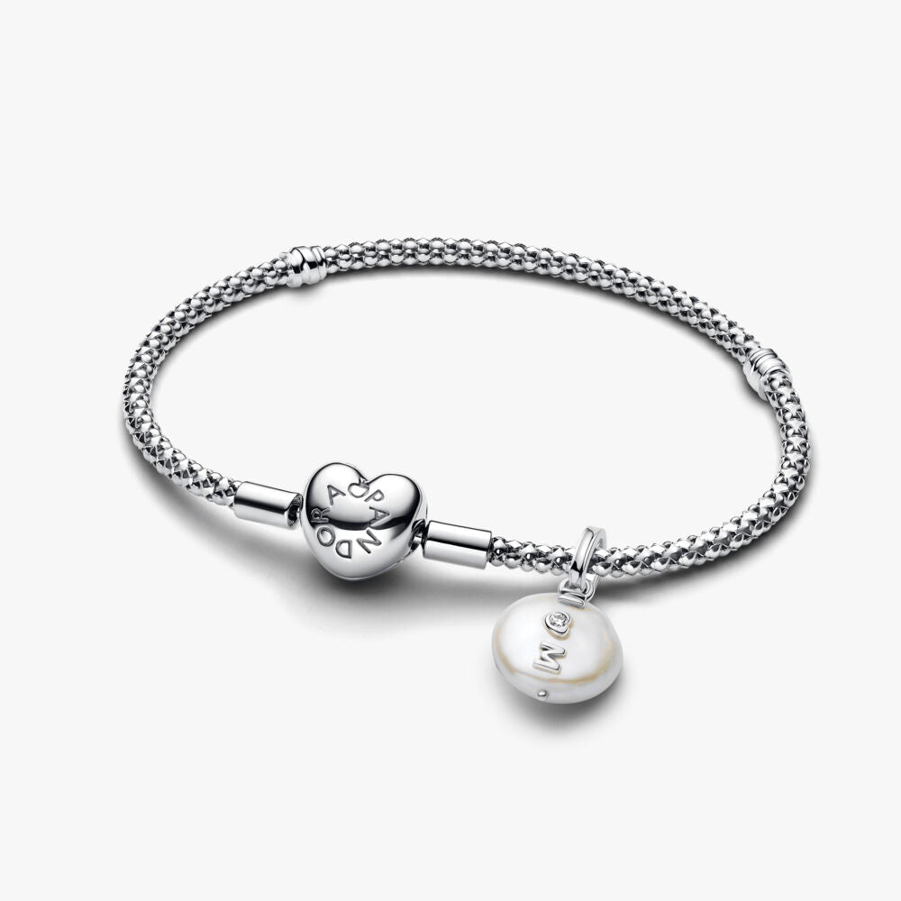 Mother's Day Pearl Charm Bracelet Set