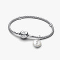 Mother's Day Pearl Charm Bracelet Set