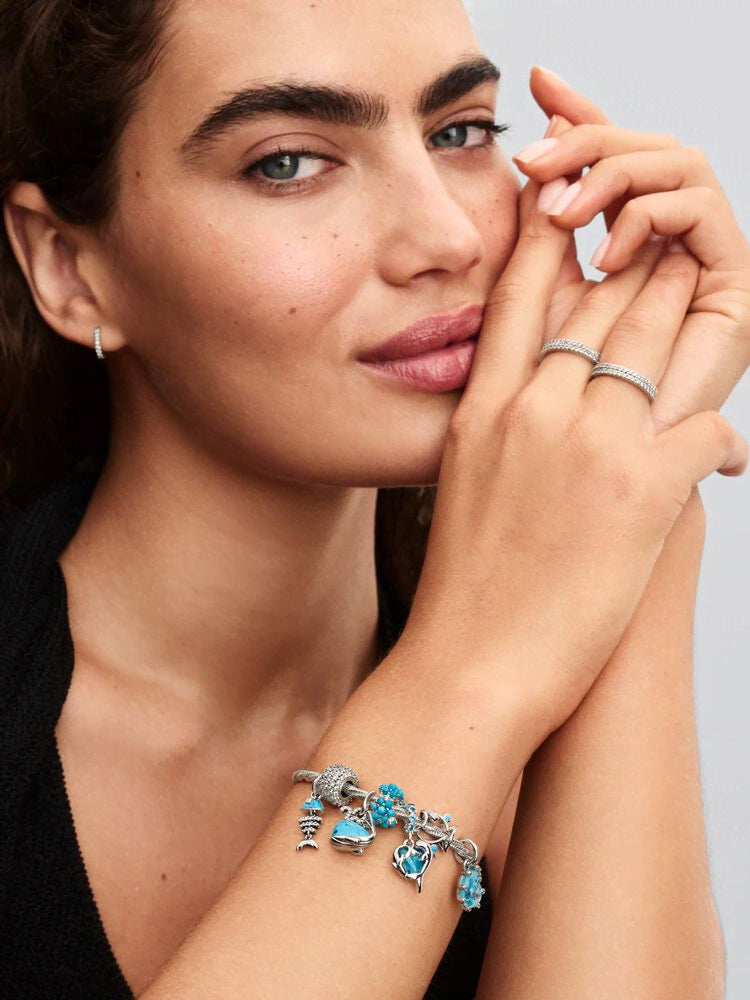 Turquoise-colored Ocean Charm