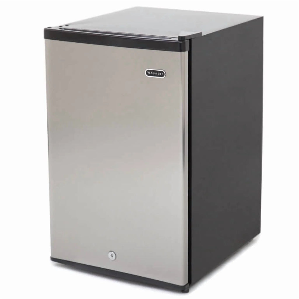 Whynter Upright Freezer 3.0 Cu. Ft., Stainless Steel, Lock - Cuf-301SS
