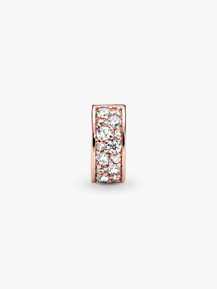 Clear Pavé Clip Charm