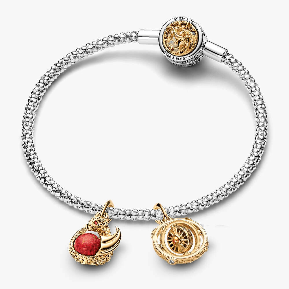 Game of Thrones Gold Dangle Charms Bracelet Set