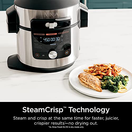 Ninja Foodi Smart XL 14-in-1 8-qt Pressure Cooker Steam Fryer With SmartLid And Thermometer - OL701
