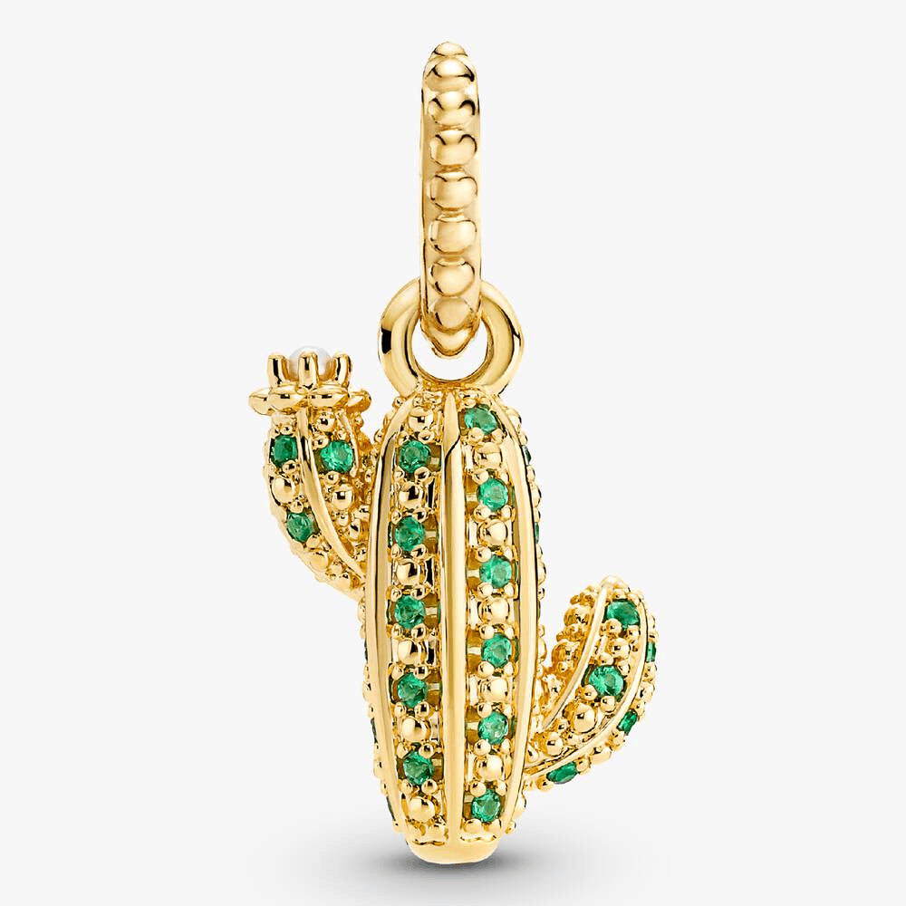 FINAL SALE - Sparkling Desert Cactus Pendant