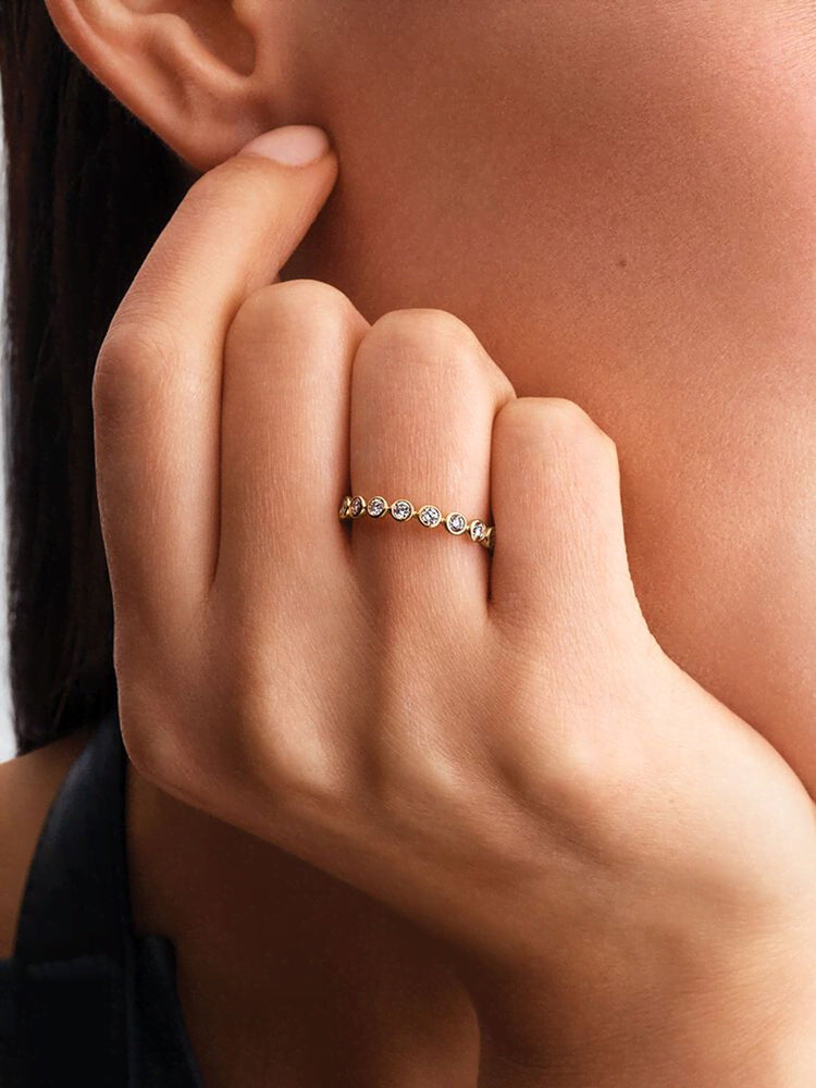 Pandora Era Bezel Lab-Grown Diamond Eternity Ring