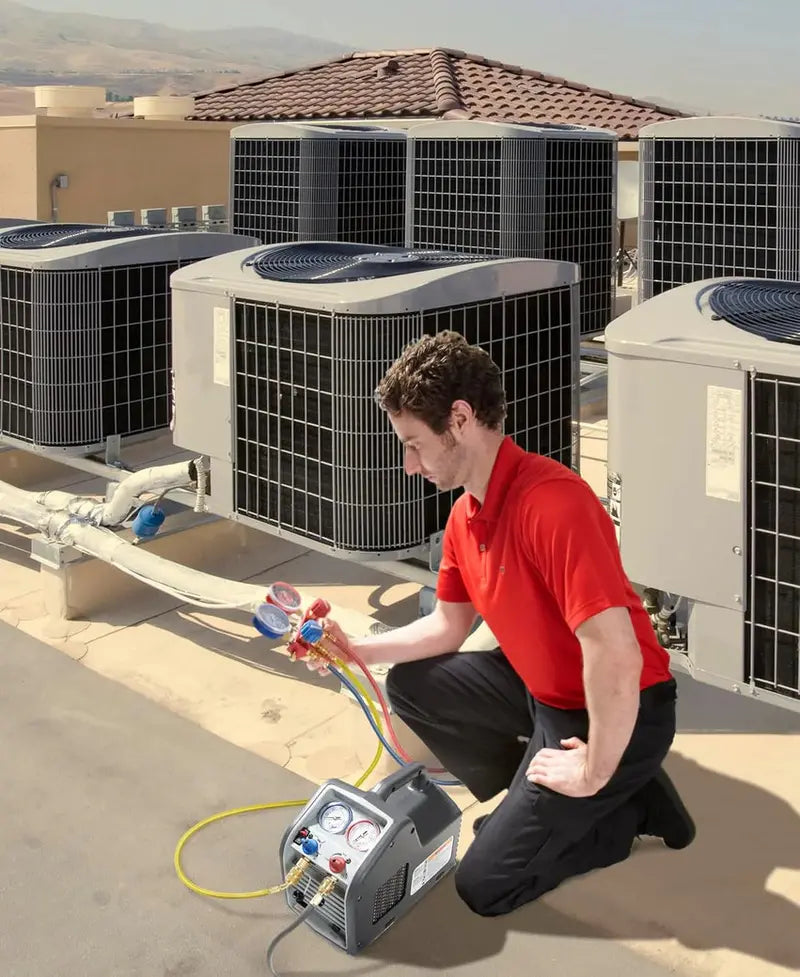Robinair Portable Refrigerant Recovery Machine, 115V/60Hz, Liquid And Vapor Recovery - RG3