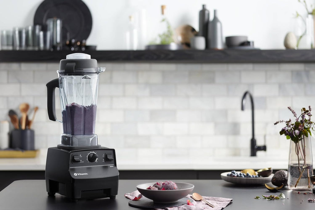 Blender With 64-Oz. Container, 2 HP Motor, Self-Cleaning, Black