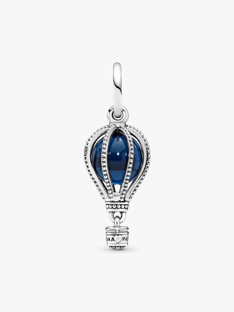 Blue Hot Air Balloon Travel Charm