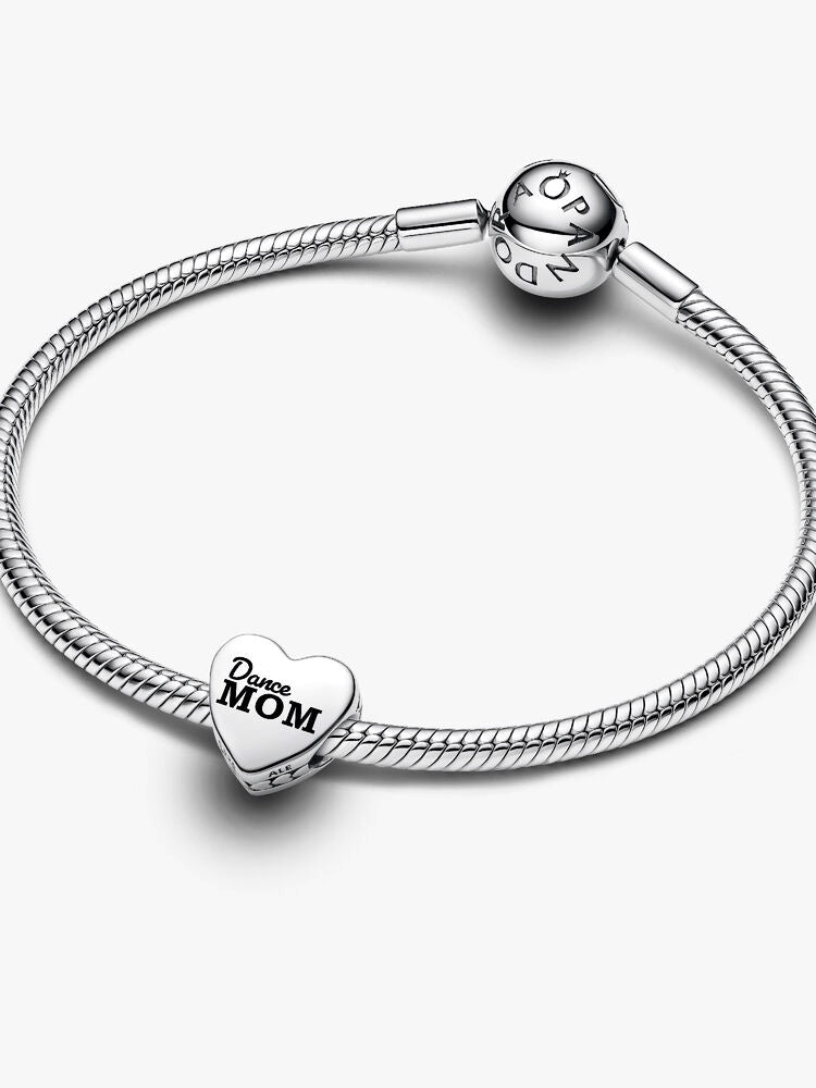 Engravable Dance Mom Heart Charm