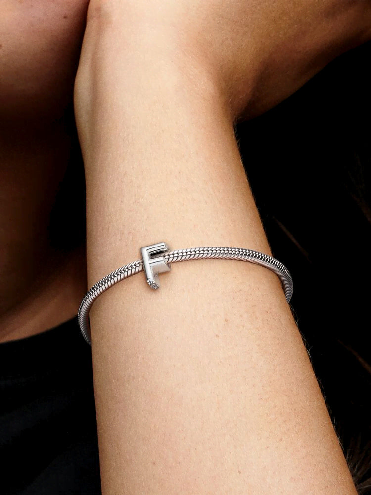 Letter F Alphabet Charm