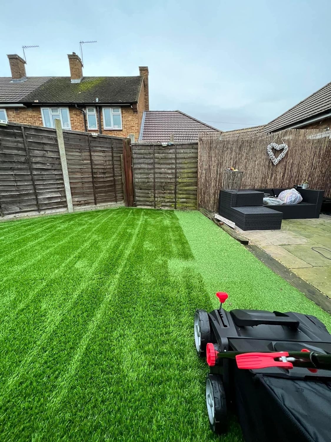 Forever Green Lawns Limited Artificial Turf Power Brush Sweeper, 50 L, 380mm, 110 Volts - Sweepy Box USA