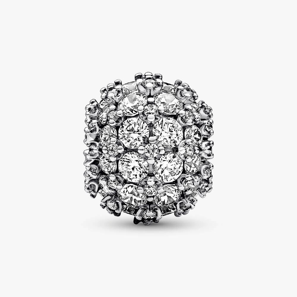 Sparkling Pavé Round Charm