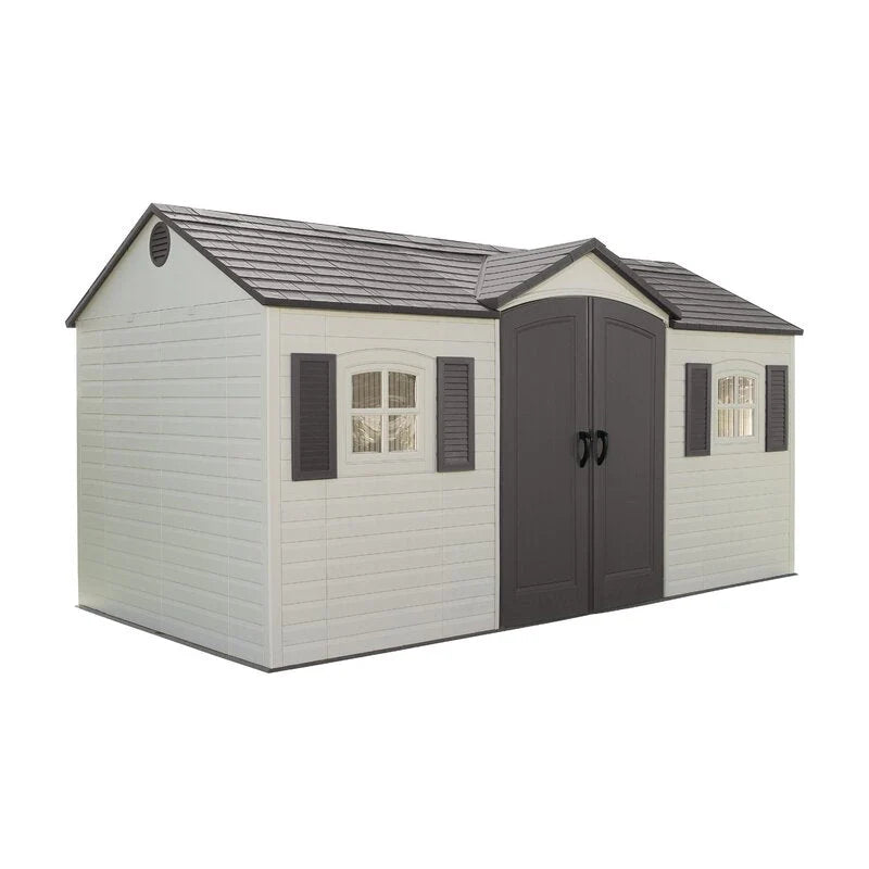 Double Door Storage Shed, 15 ft x 8 ft