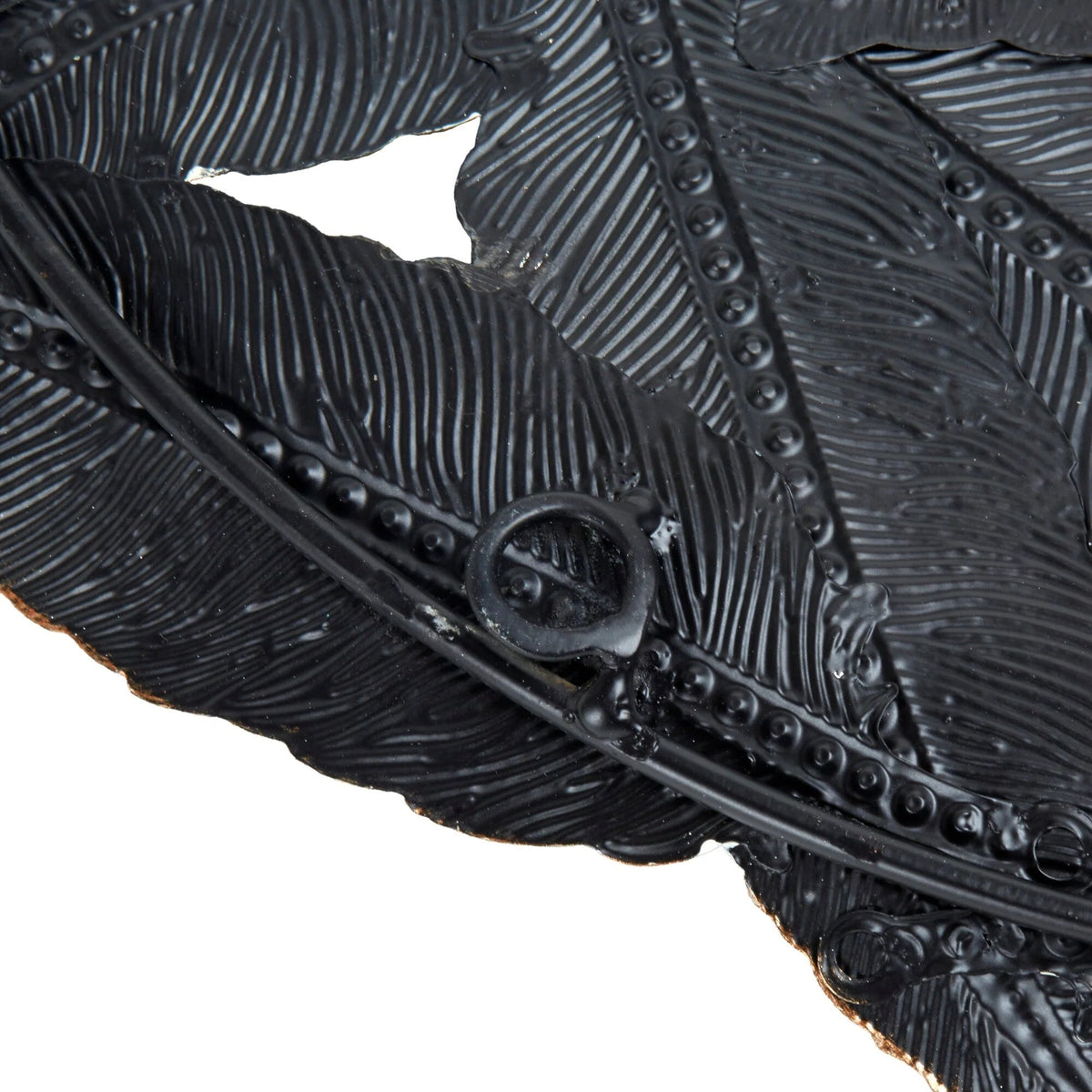 Textured Feather 3-Piece Metal Disc Wall Decor Set - 20in, 17.25in, 14.25in