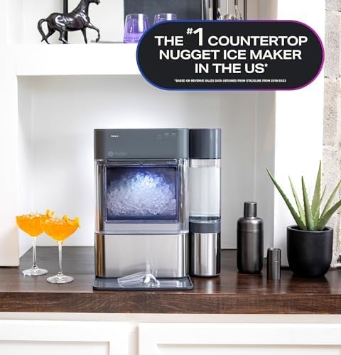 GE Profile Opal 2.0 XL Countertop Nugget Ice Maker, 1 Gallon Tank, 38 Lbs In 24 Hours - XPIOX3SCSS