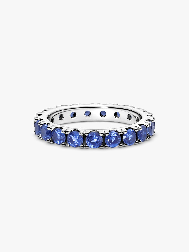 Sparkling Row Eternity Ring