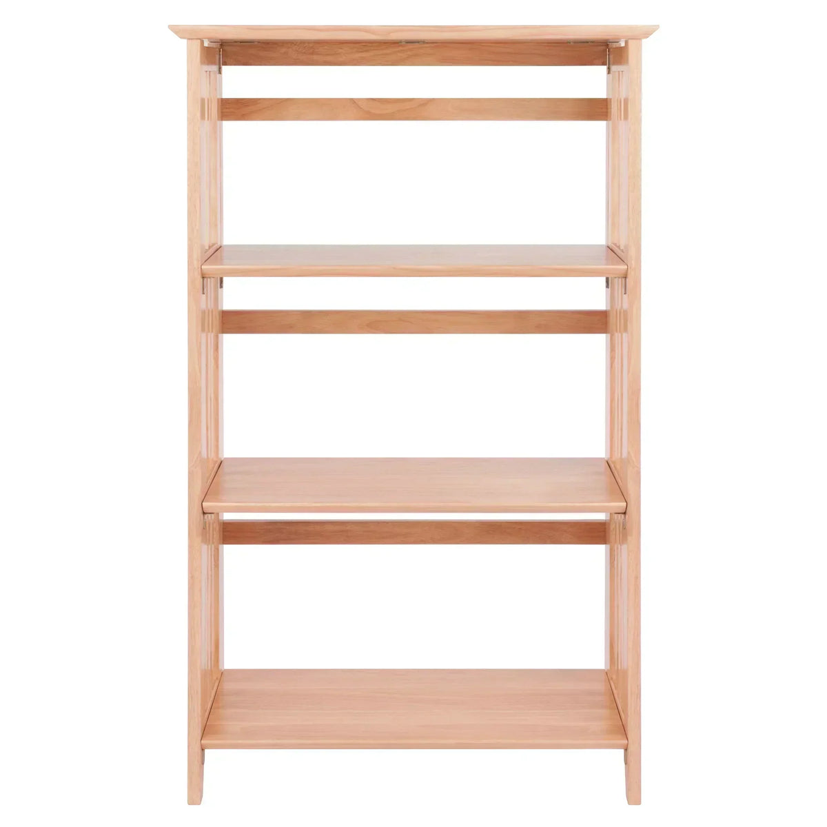 Winsome 3-Section Foldable Shelf, Natural Finish - 25.98 x 12.28 x 42.00 Inches