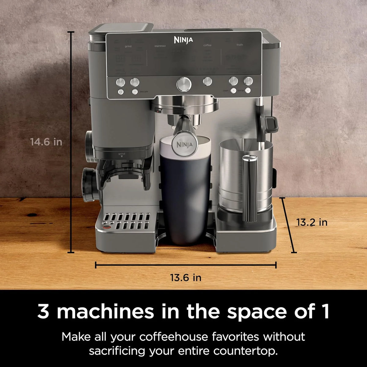NINJA Espresso Machine & Drip Coffee Maker - Luxe Cafe ES601