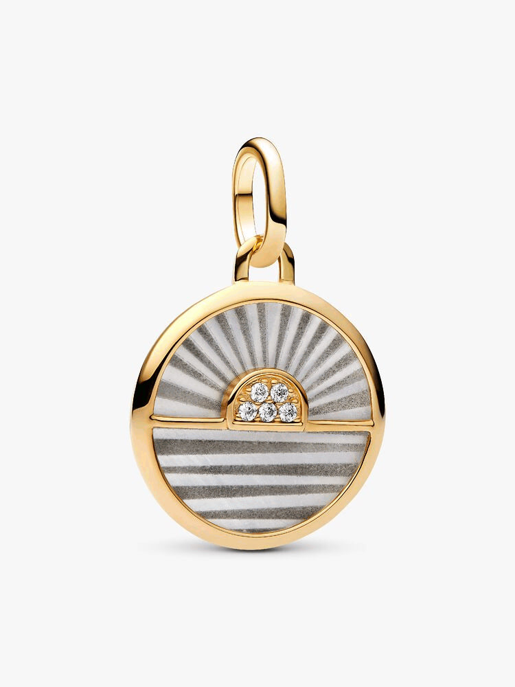 Sunrise Medallion Charm
