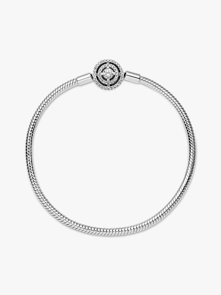 Pandora Moments Halo Snake Chain Bracelet