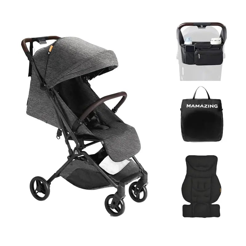Mamazing Travel Stroller With Carbon Fiber Frame, 11.6 Pounds - Compact Fold