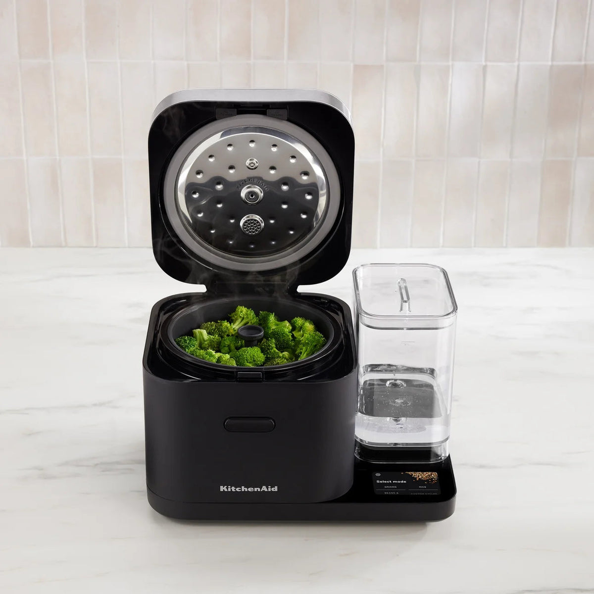 KitchenAid Grain And Rice Cooker 8 Cup With Integrated Scale And Water Tank - KGC3155BM