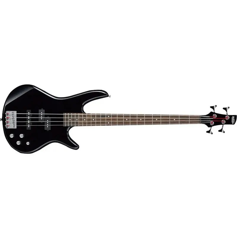 Ibanez GIO Bass Guitar, Black Finish, 22 Frets, 34 inch Scale, Agathis Body, Maple Neck, Rosewood Fingerboard - GSR200