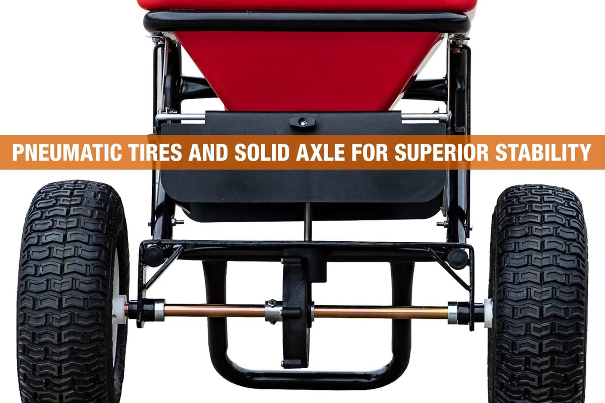 Buyers Products Company Walk-Behind Push Spreader, 100 Pound Capacity - 3039632R