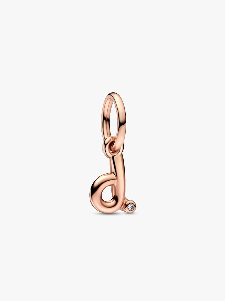 FINAL SALE - Letter D Script Alphabet Dangle Charm
