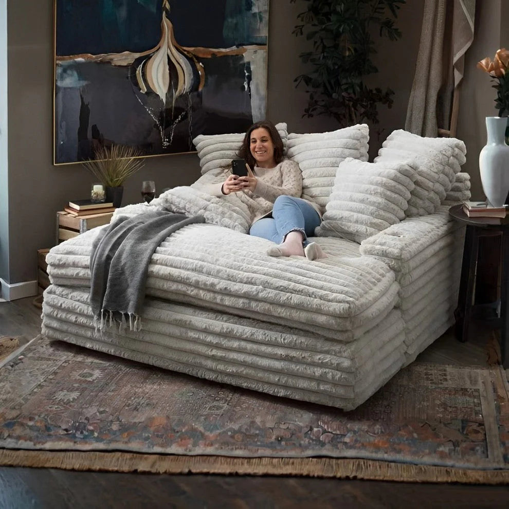 Nestle Recliner With Dual Cupholders And Charging Ports - 66 x 64 x 37 in