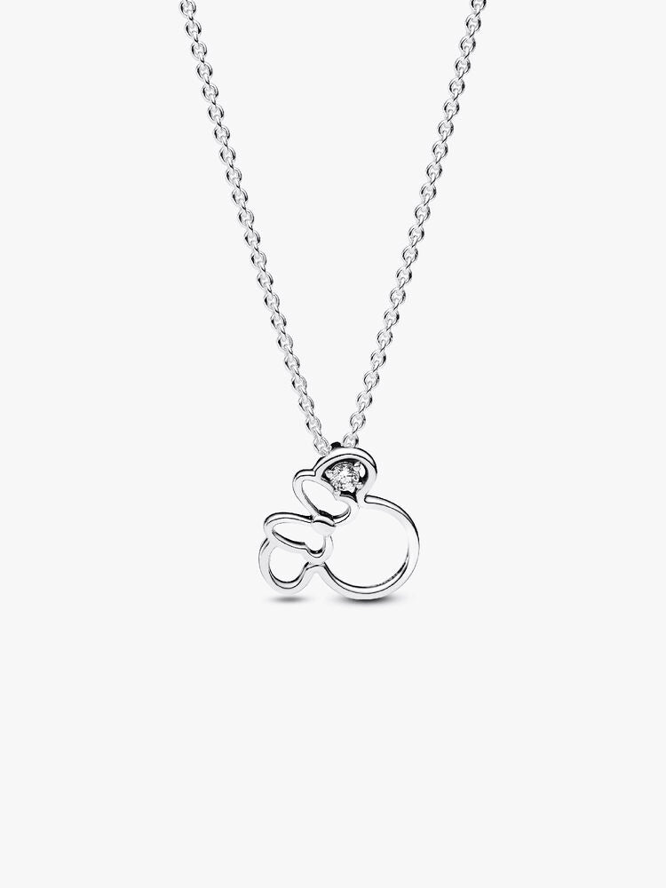 Disney Minnie Mouse Silhouette Collier Necklace