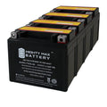 YTX5L-BS 12V 4AH 80 CCA Sealed Lead Acid Battery, 4 Pack - YTX5L-BS