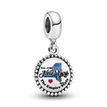 New York State Map Dangle Charm