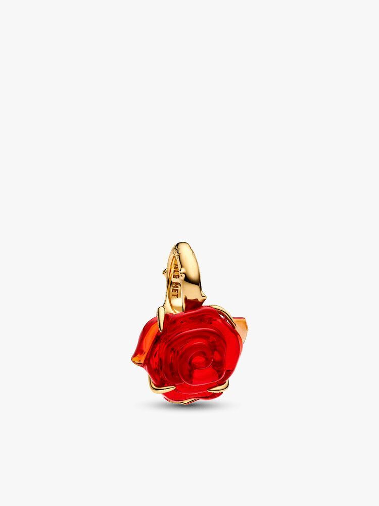 Disney Beauty and the Beast Enchanted Rose Dangle Charm