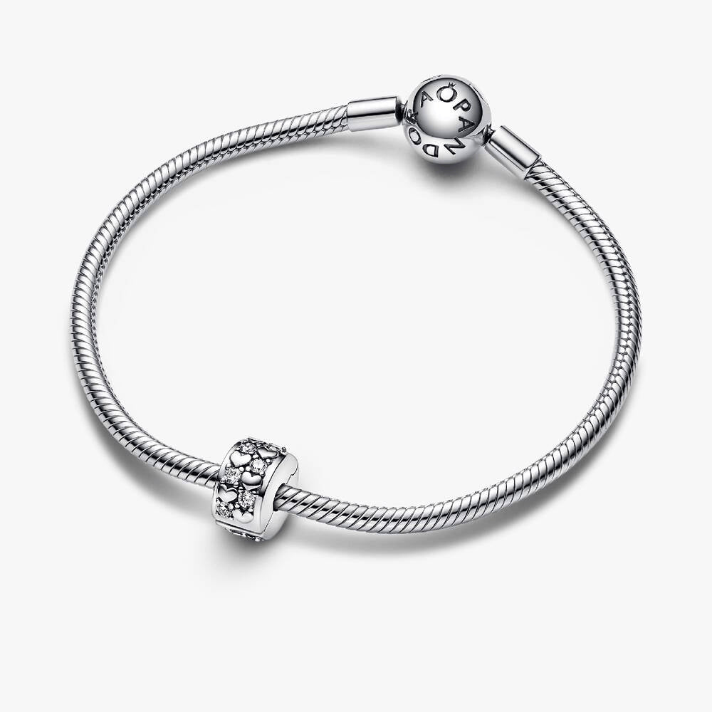 Infinite Hearts Sparkling Clip Charm