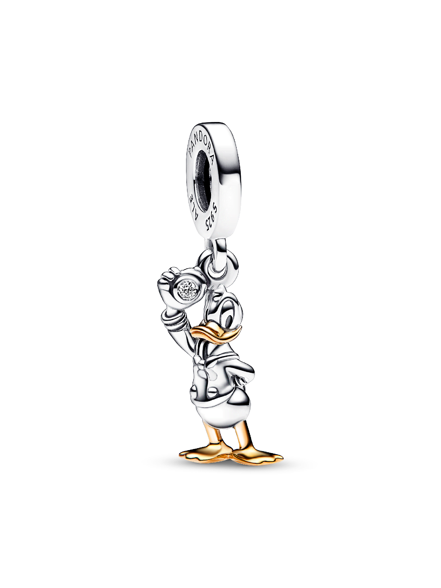 FINAL SALE - Disney 100th Anniversary Donald Duck Lab-grown Diamond Dangle Charm