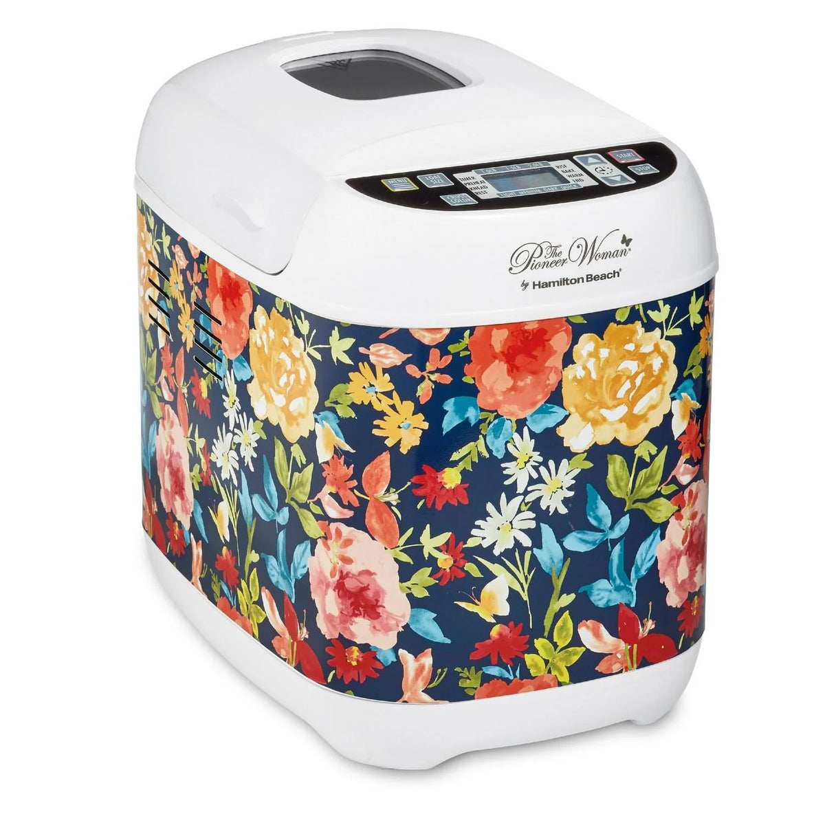 The Pioneer Woman Bread Maker, 14 Settings, 3 Loaf Sizes, Fiona Floral, 16.00 x 10.00 x 10.00 Inches - 29889