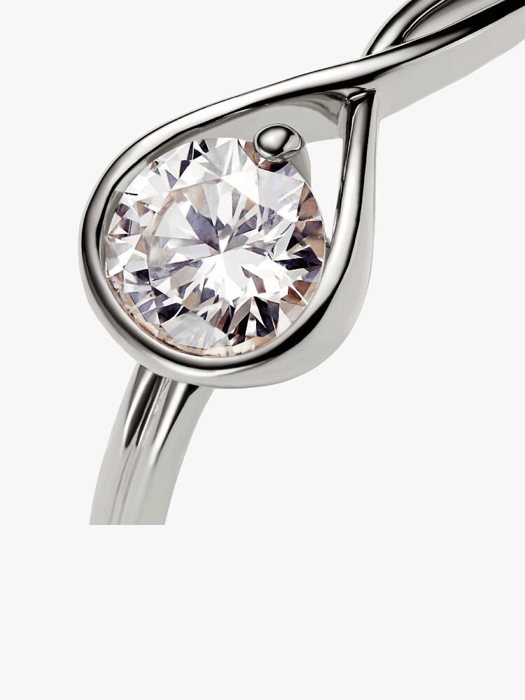 FINAL SALE - Pandora Infinite 14k White Gold Lab-grown Diamond Ring