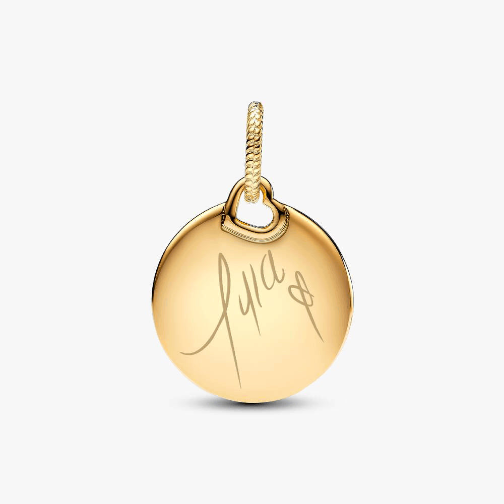 Tyla Signature Tyger Round Tag Dangle Charm