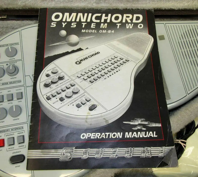 Suzuki Omnichord OM-84 System Two With Hard Case And Power Supply