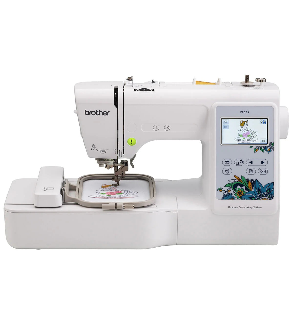 Brother Embroidery Machine With Large Color Touch LCD Screen - PE535