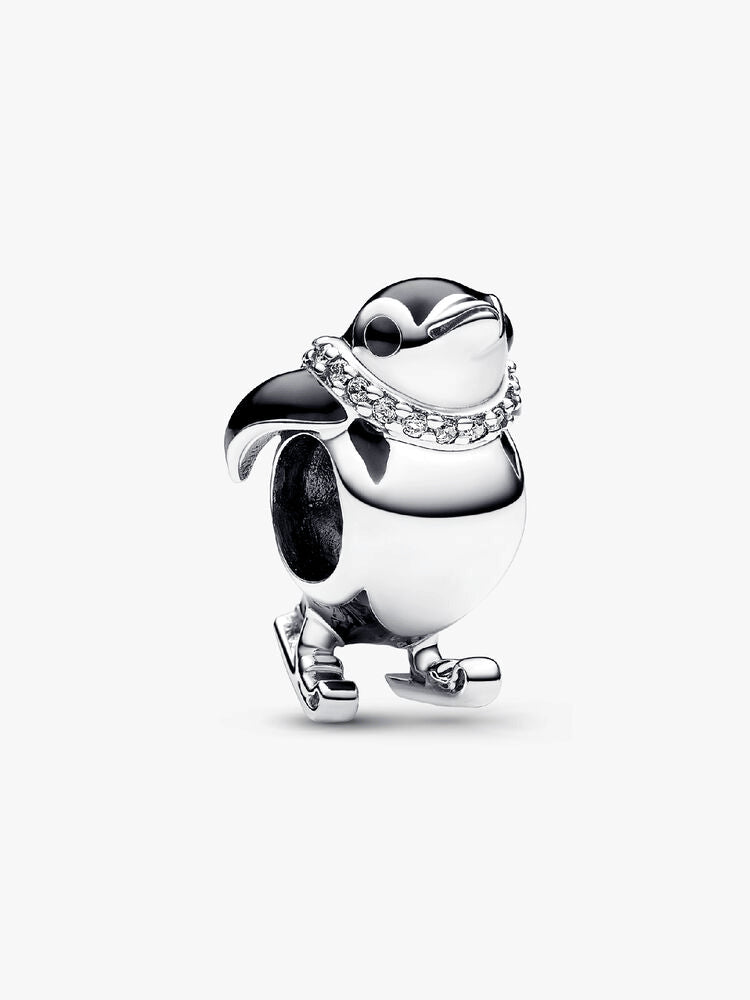 Skiing Penguin Charm