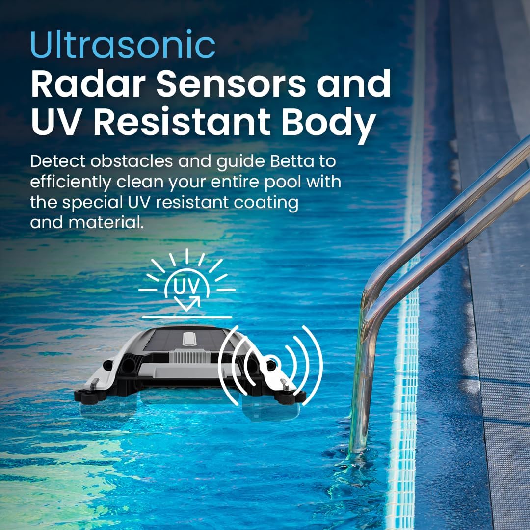 Betta Solar Powered Robotic Pool Surface Skimmer Cleaner - Betta-SE