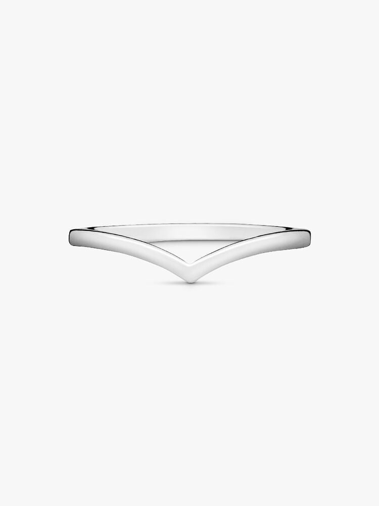 Polished Wishbone Ring